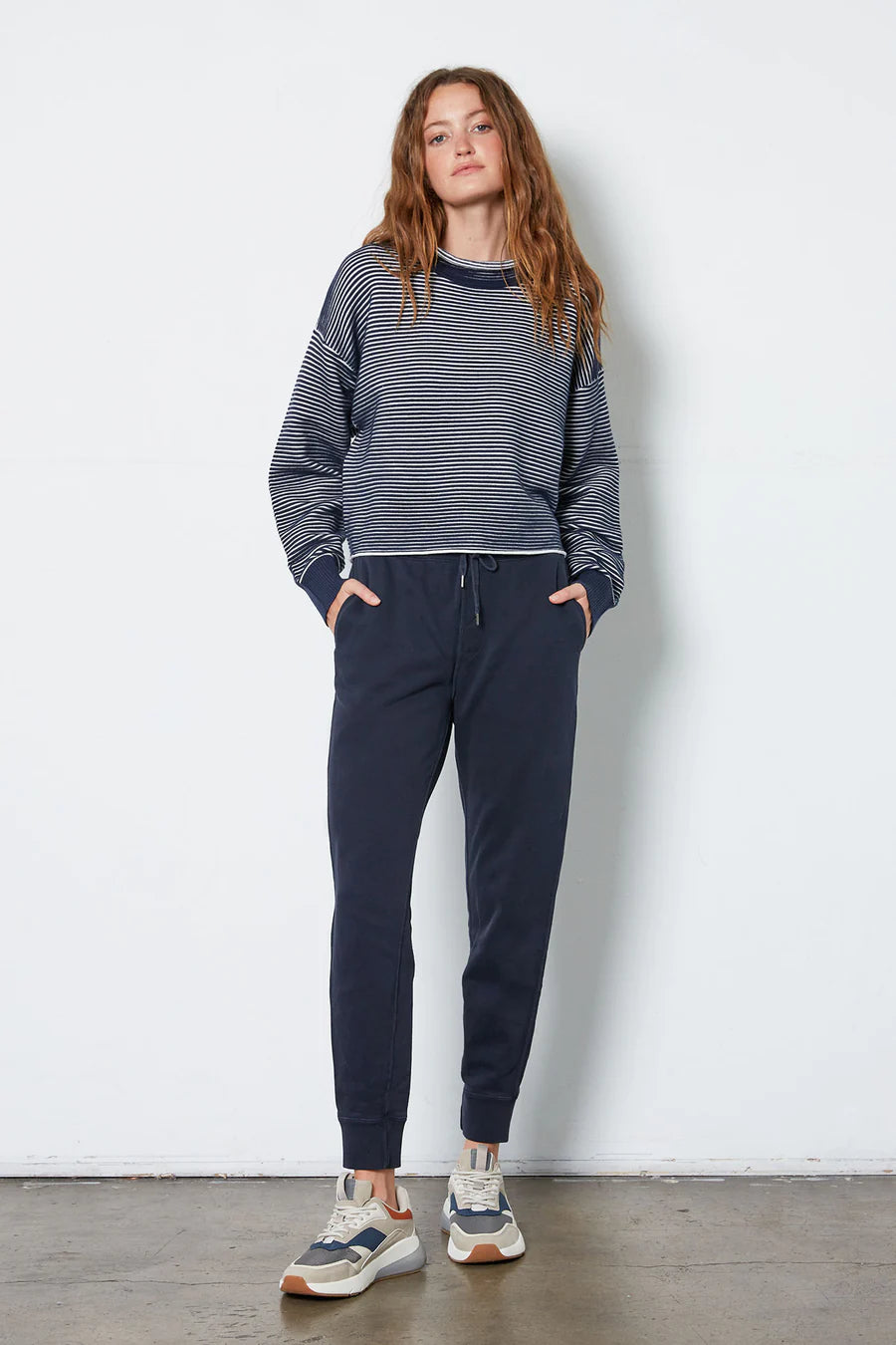 Joey Ribbed High Neck Pullover