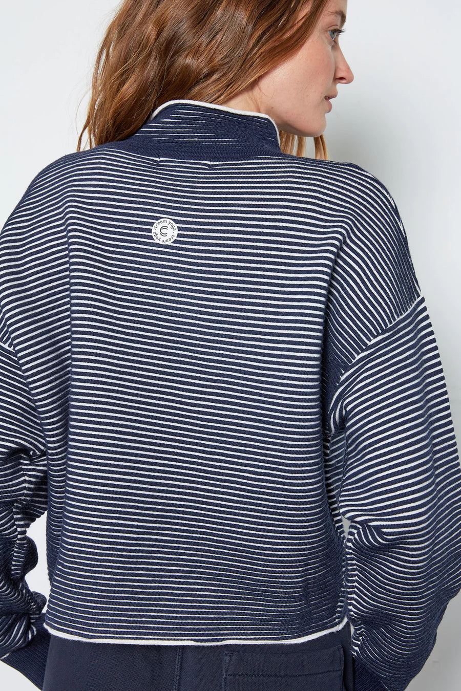 Joey Ribbed High Neck Pullover
