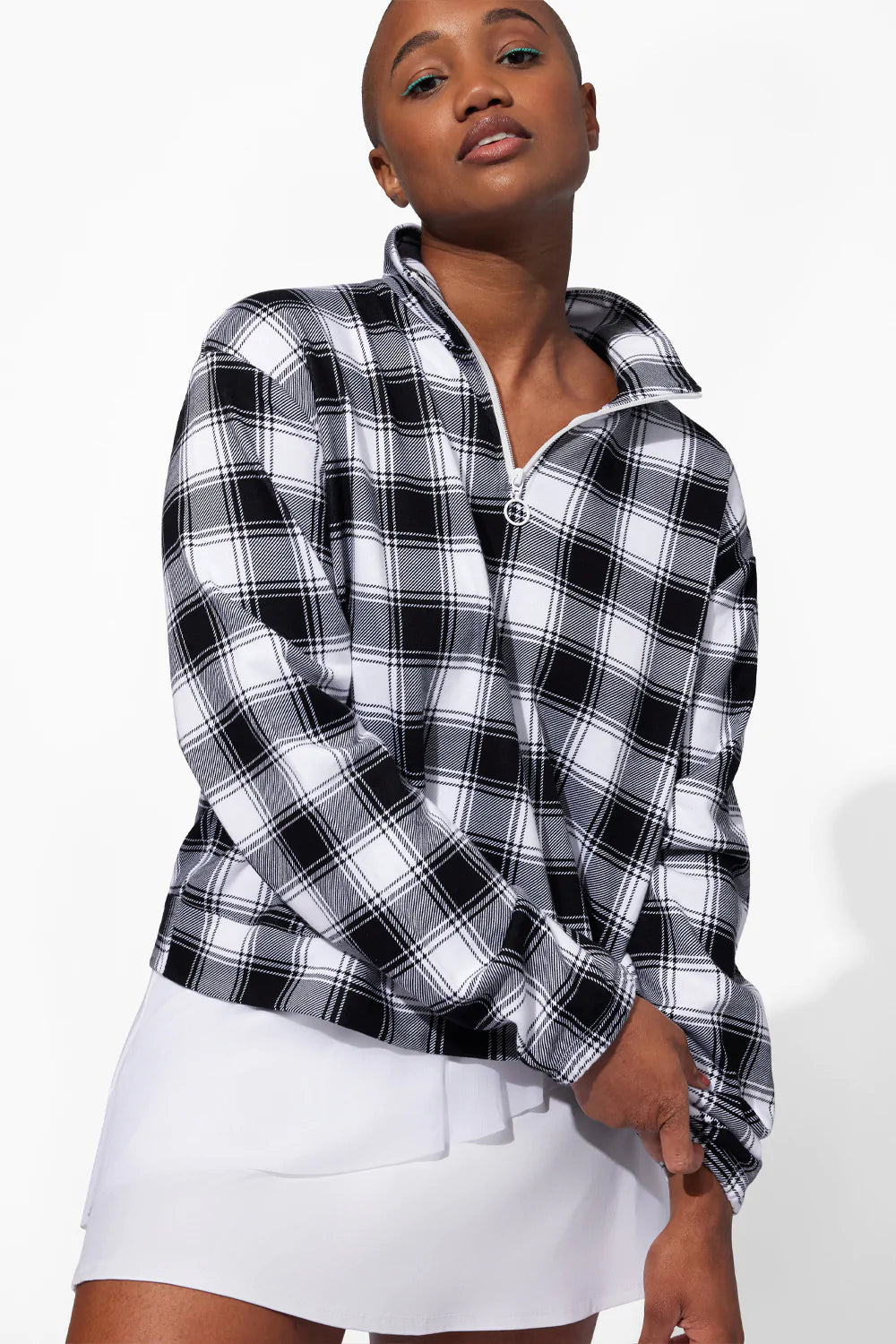 One More Time Pullover - Plaid