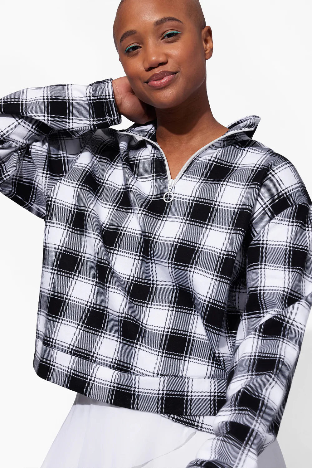 One More Time Pullover - Plaid