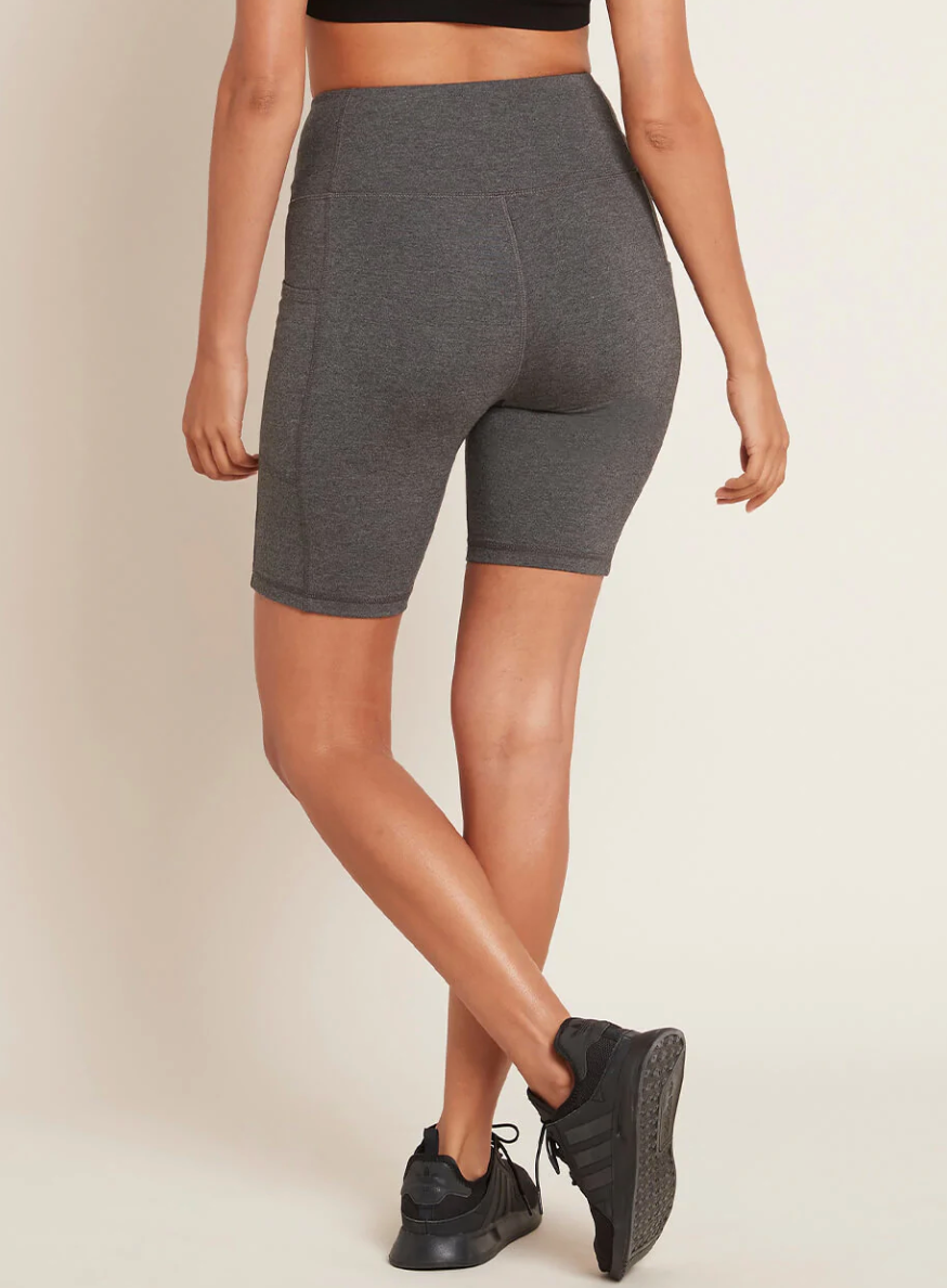Bamboo Viscose + Organic Cotton High-Waisted 8" Short with Pockets