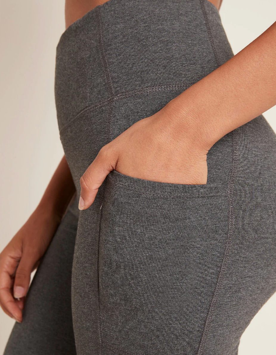 Bamboo Viscose + Organic Cotton High-Waisted 8" Short with Pockets