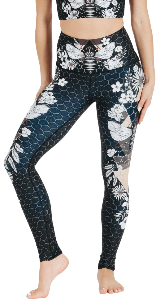 Yoga Legging - Bee Loved Black