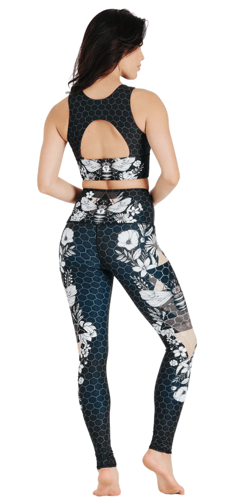 Yoga Legging - Bee Loved Black