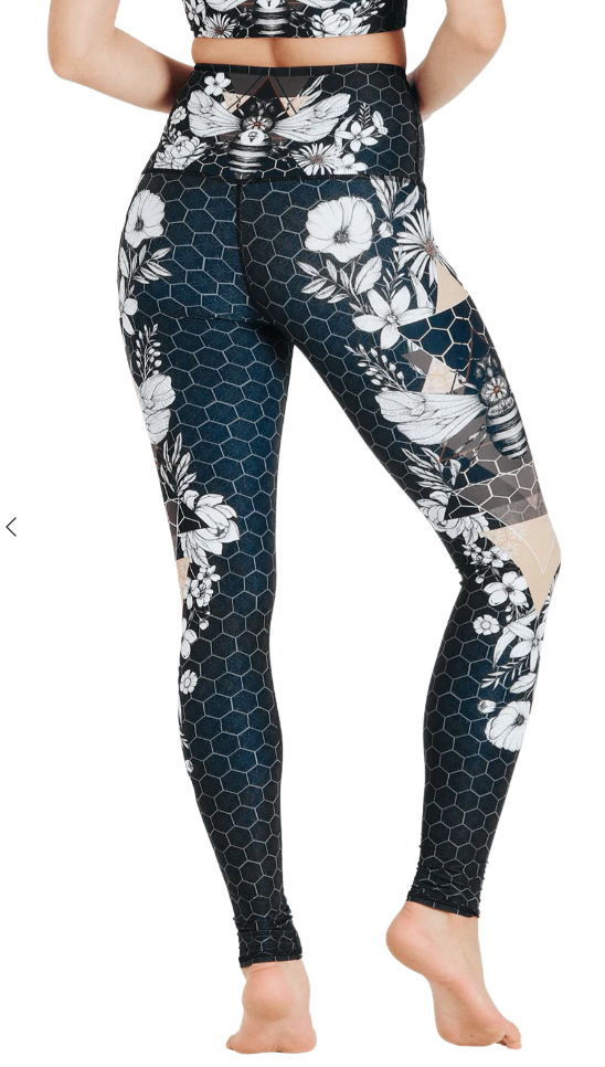 Yoga Legging - Bee Loved Black