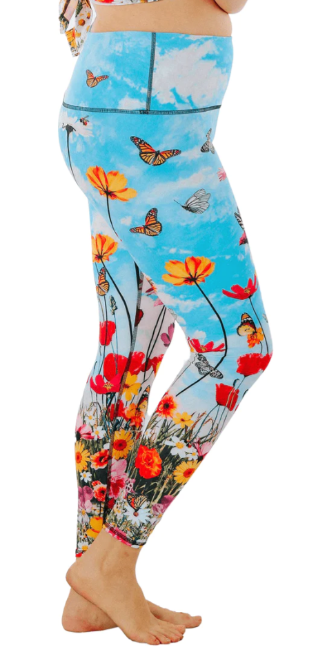 Yoga Leggings - Flower Bomb