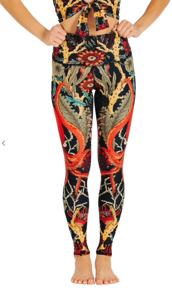 Yoga Leggings - Coral My Name