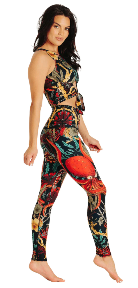 Yoga Leggings - Coral My Name
