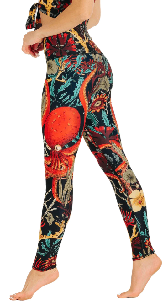 Yoga Leggings - Coral My Name