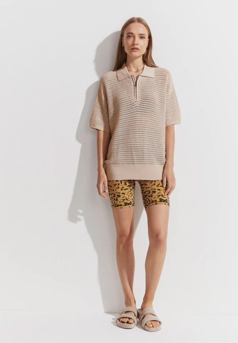 Clayton 1/2 Zip Knit Polo