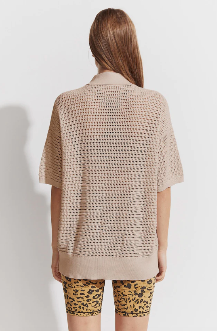 Clayton 1/2 Zip Knit Polo