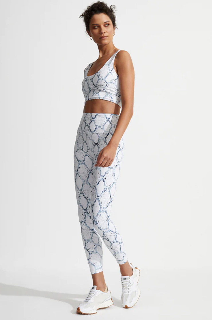 Let's Go Elsie Bra - White Snake