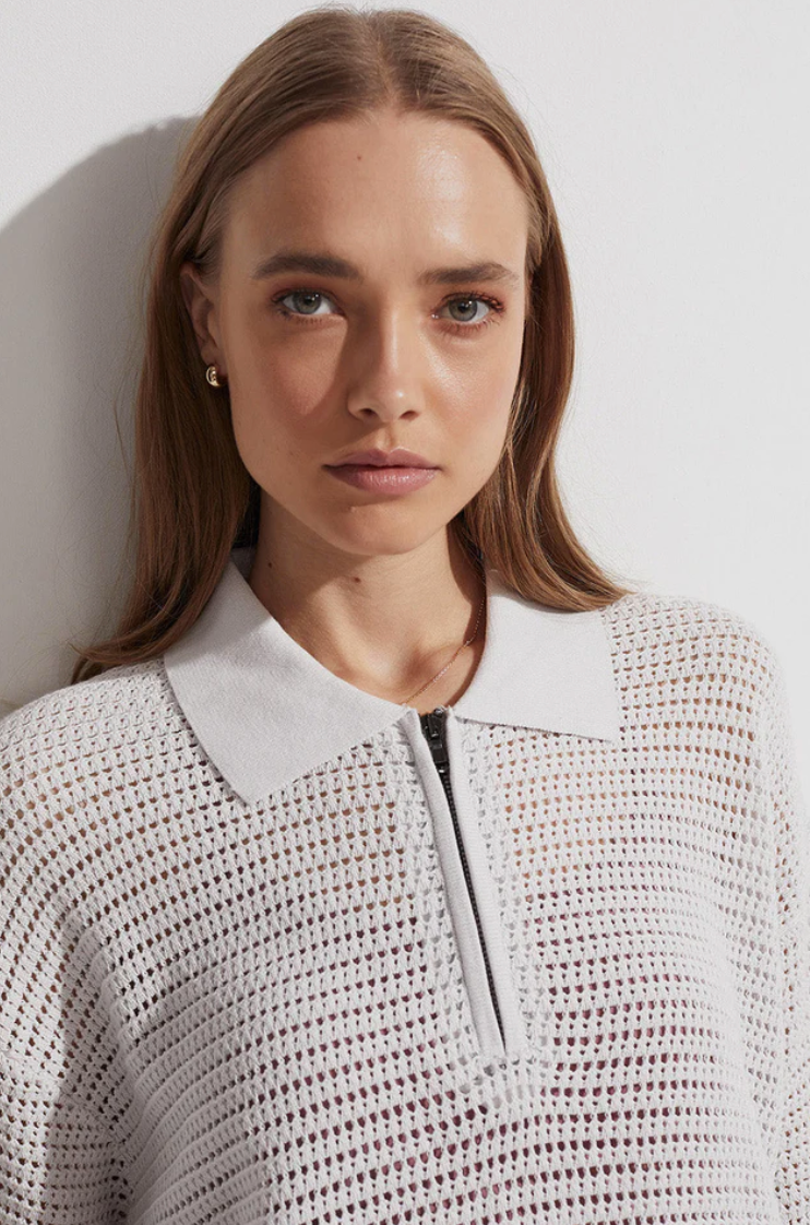 Clayton 1/2 Zip Knit Polo