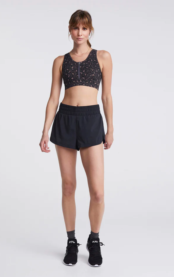 Kallin Hi-Waist Run Short Black