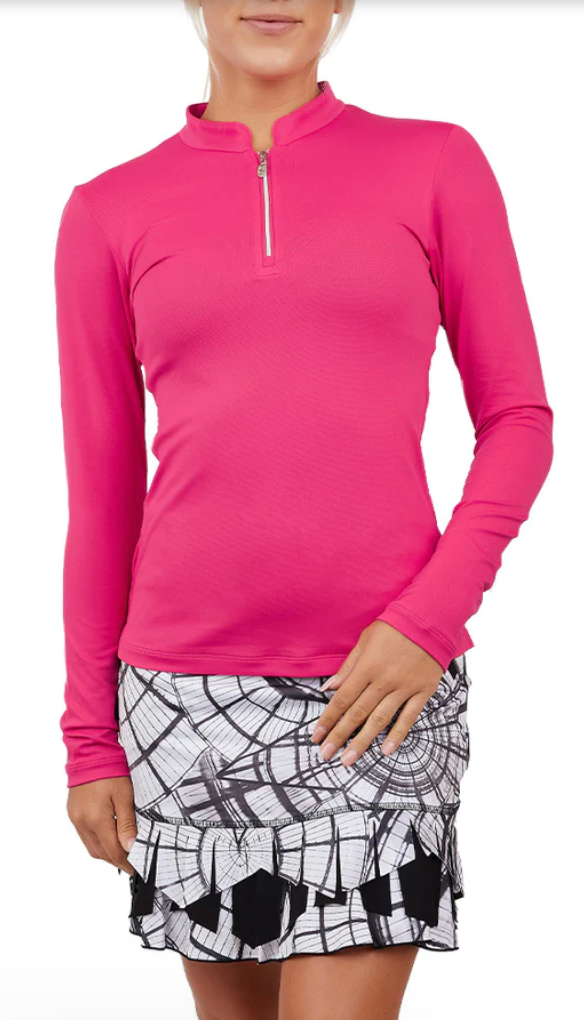 Sofibella Golf Long Sleeve Zip