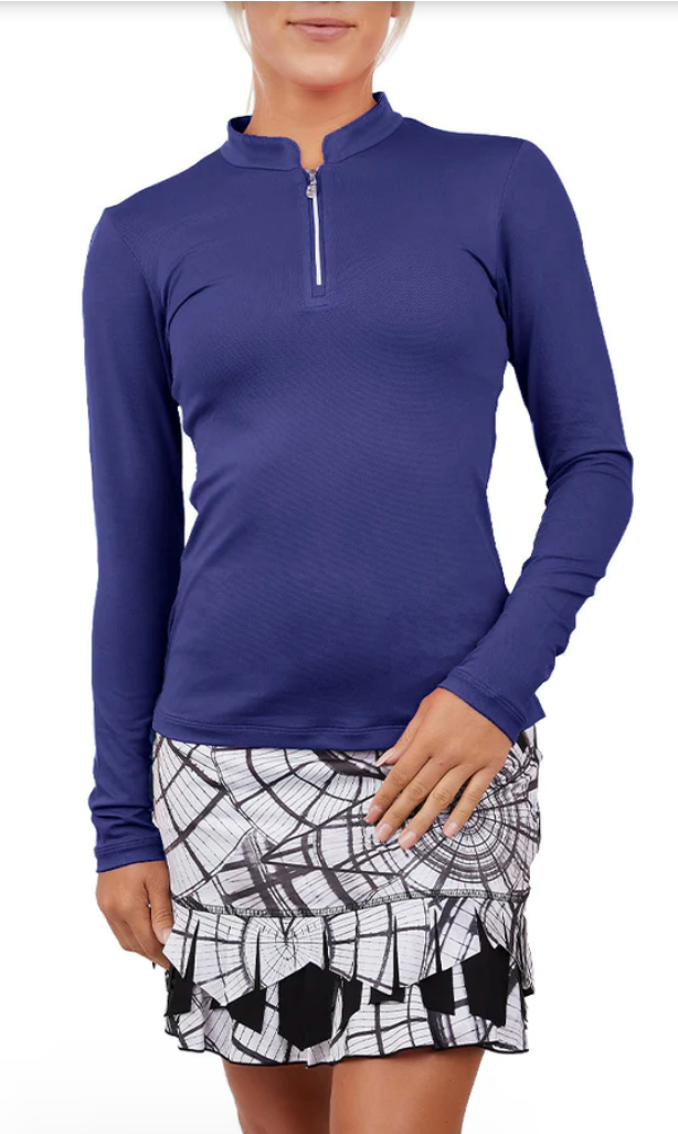 Sofibella Golf Long Sleeve Zip
