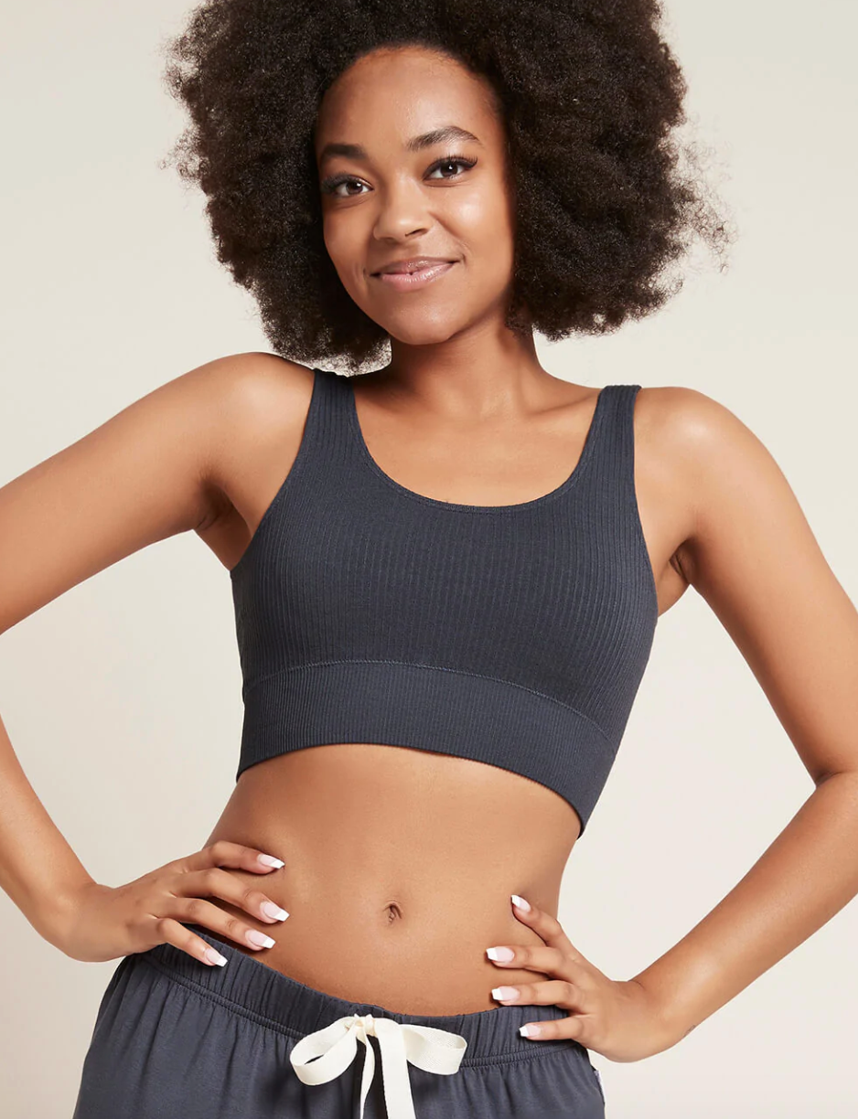 Ribbed Seamless Bra