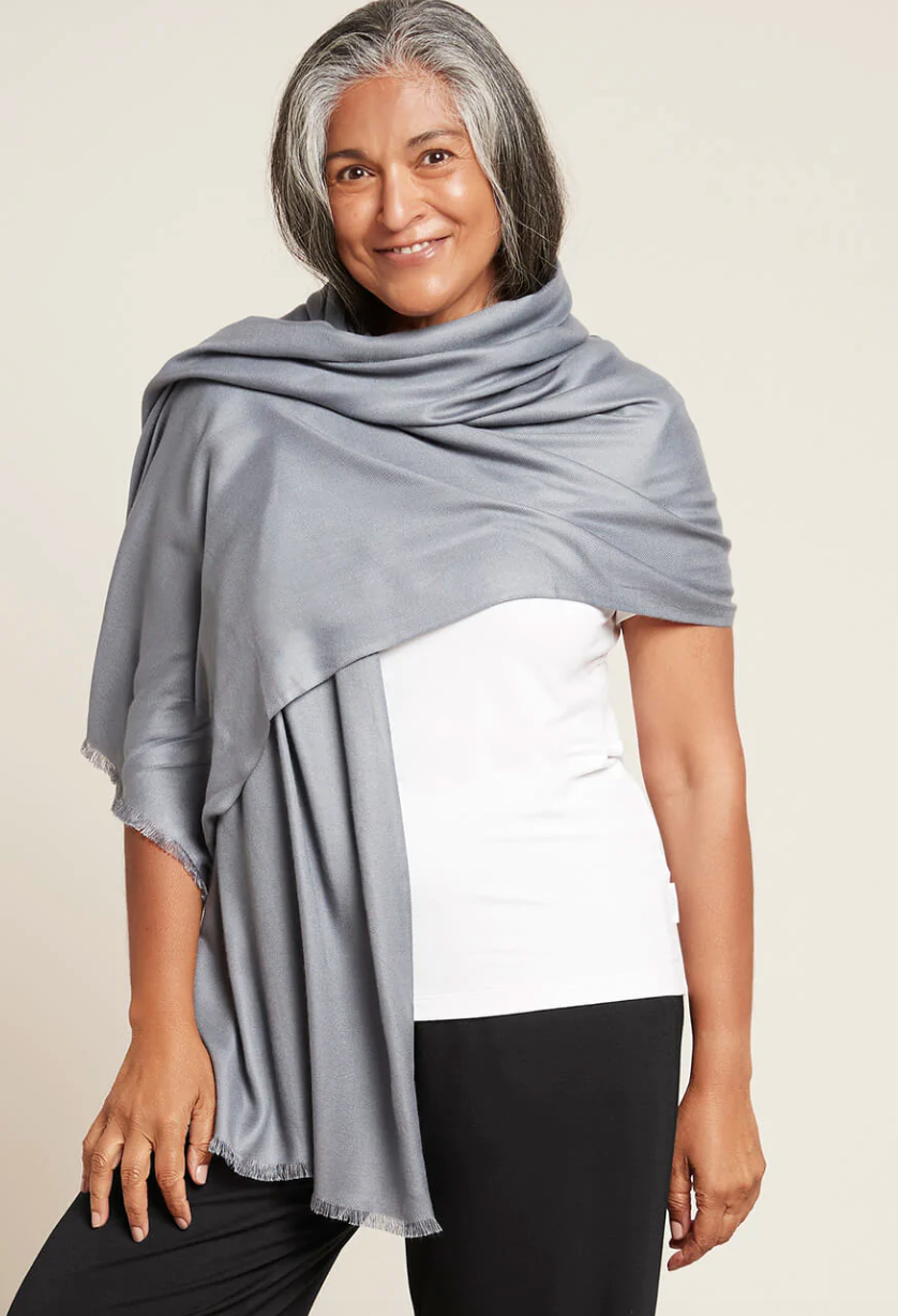 Fringed Hem Scarf