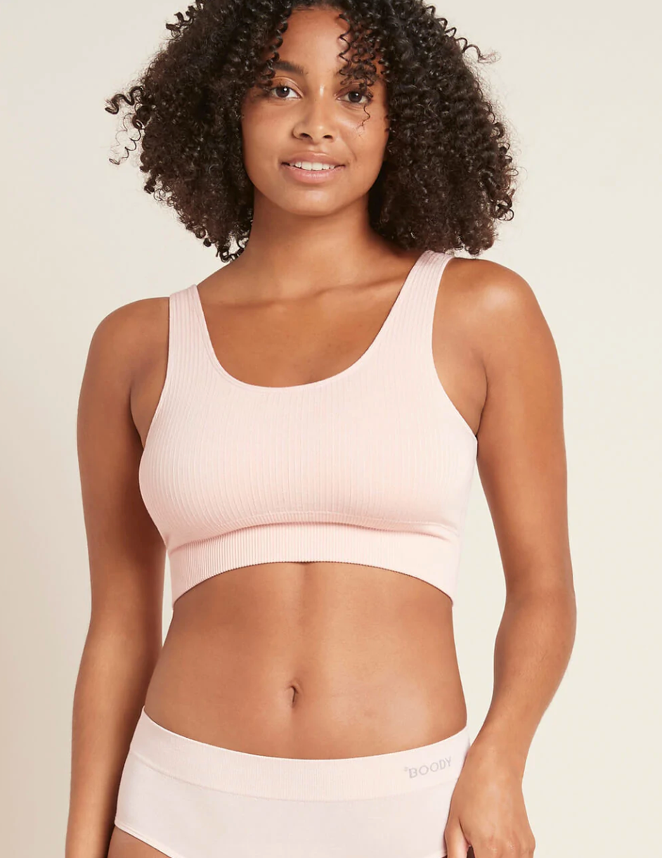 Ribbed Seamless Bra