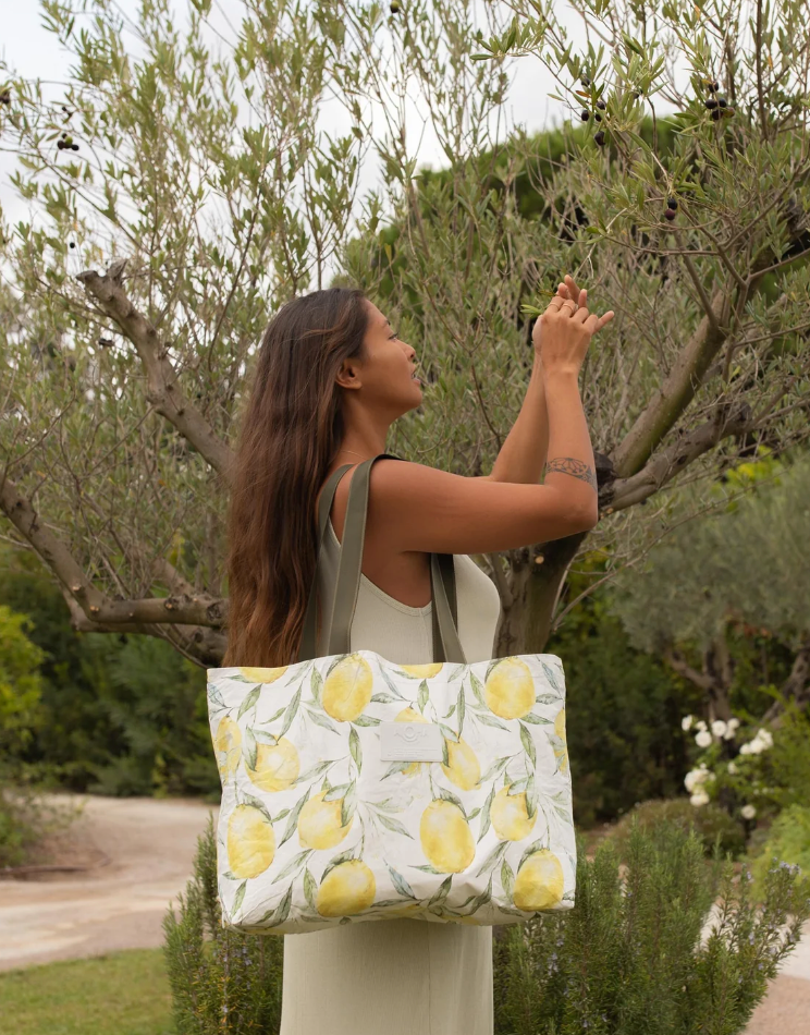 REVERSIBLE HOLO HOLO TOTE - LIMONCELLO