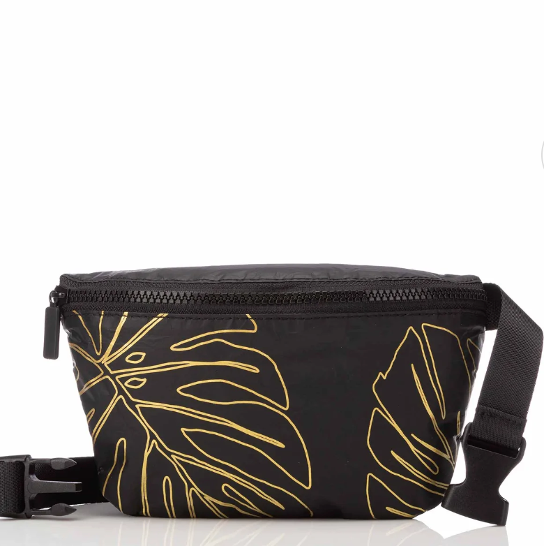 LANAI FANNY PACK - GOLD/BLACK