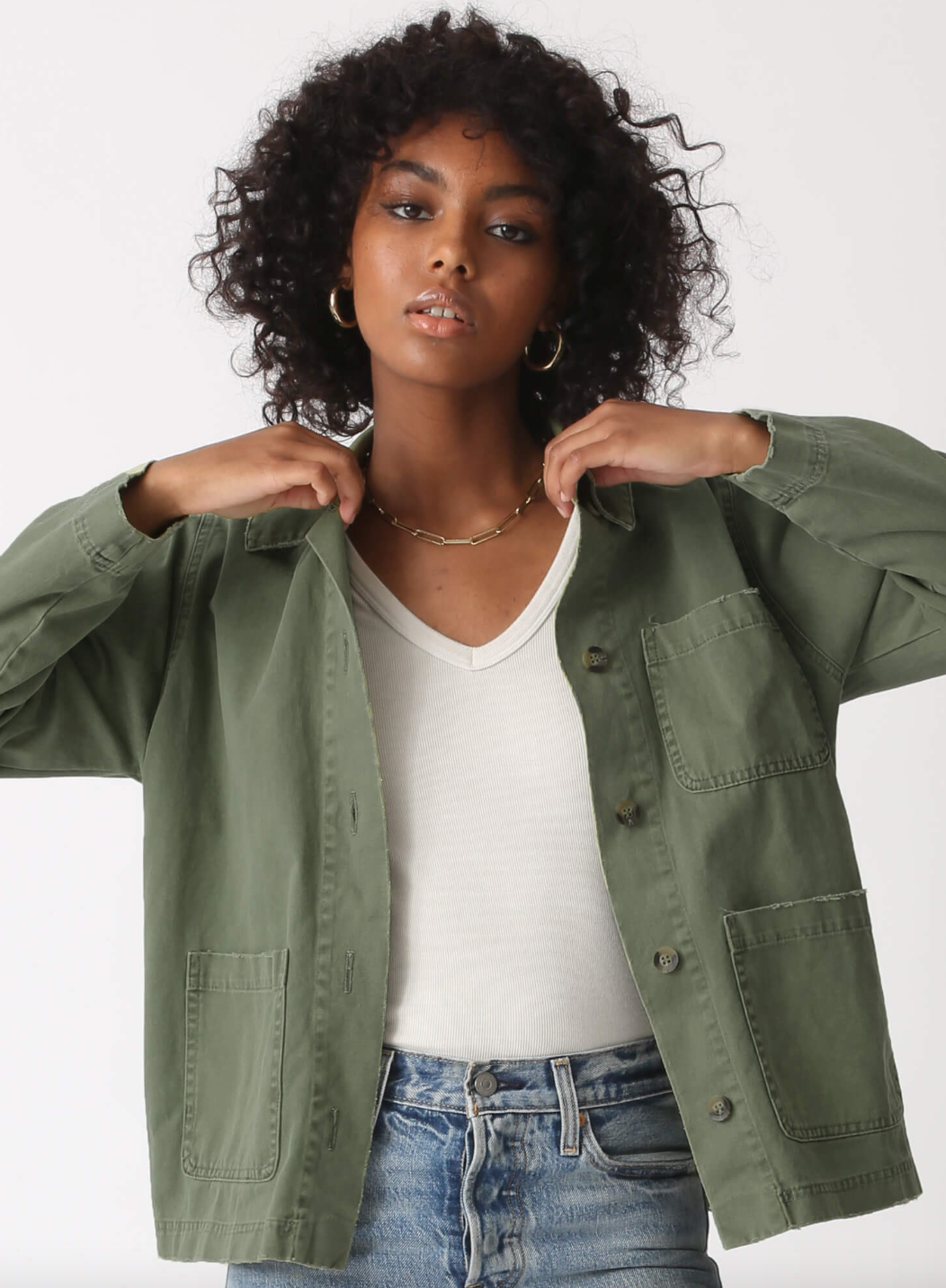 Navarro Twill Ying Yang Jacket - Army