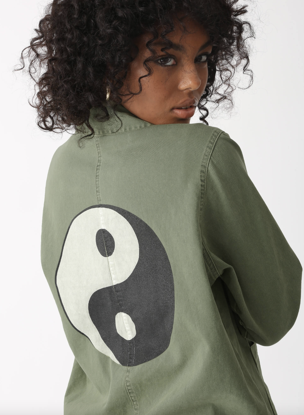 Navarro Twill Ying Yang Jacket - Army