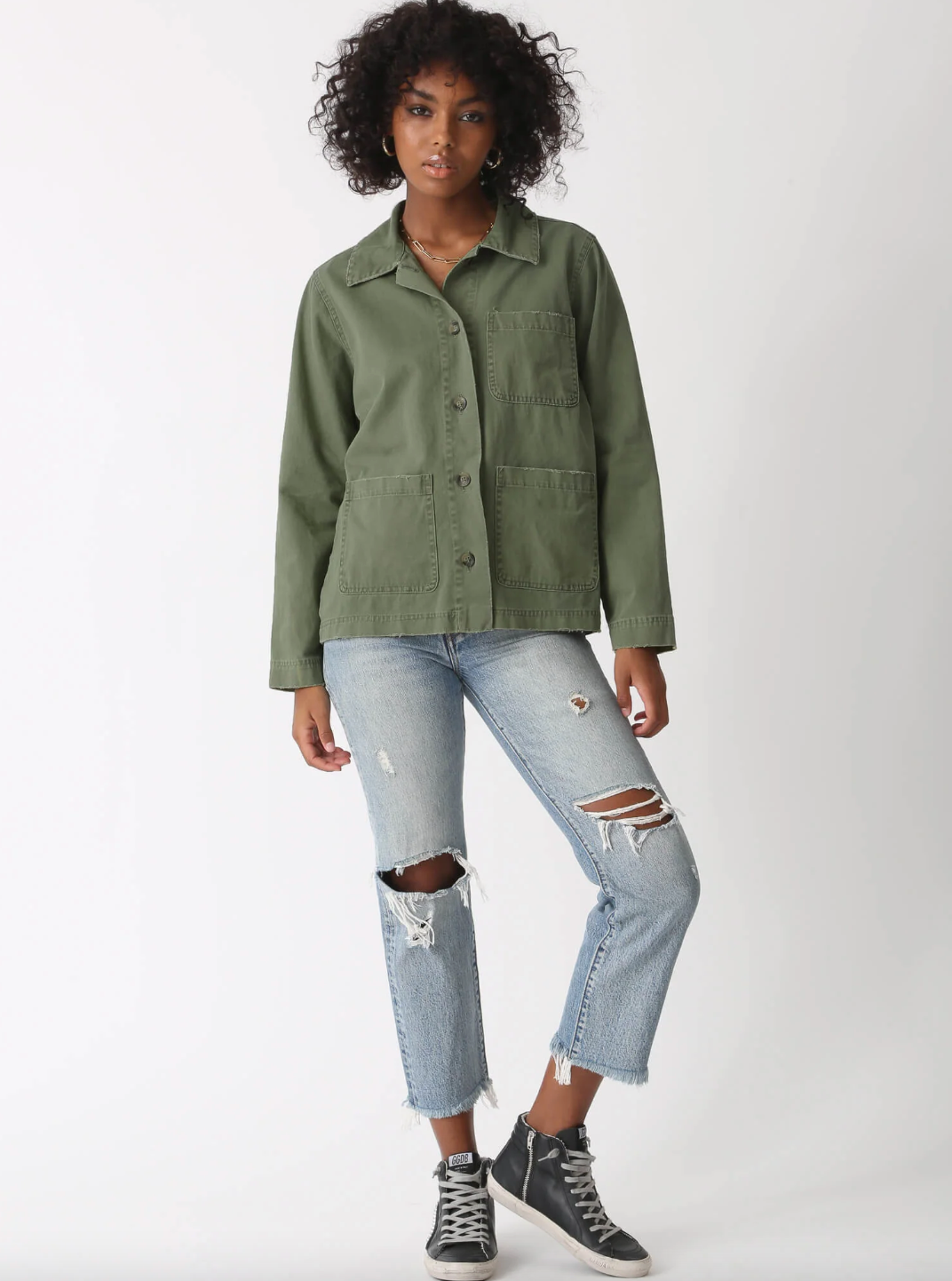 Navarro Twill Ying Yang Jacket - Army