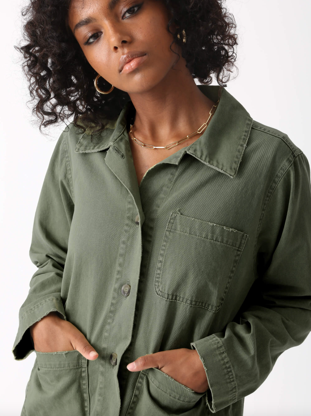 Navarro Twill Ying Yang Jacket - Army