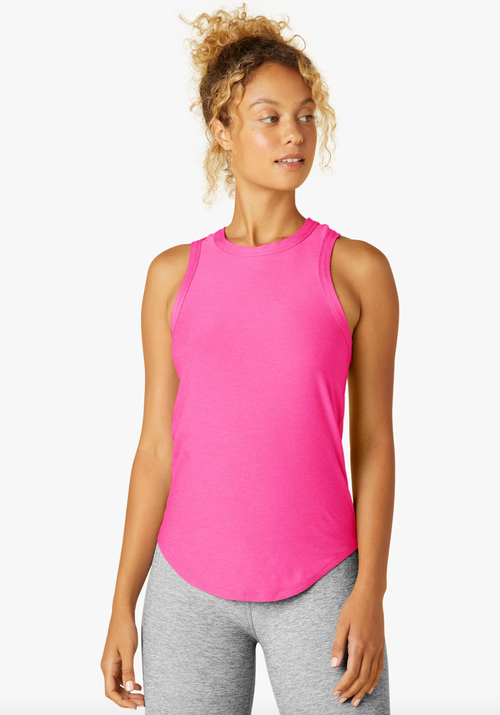 Featherweight Keep It Moving Tank - Pink Hype Heather
