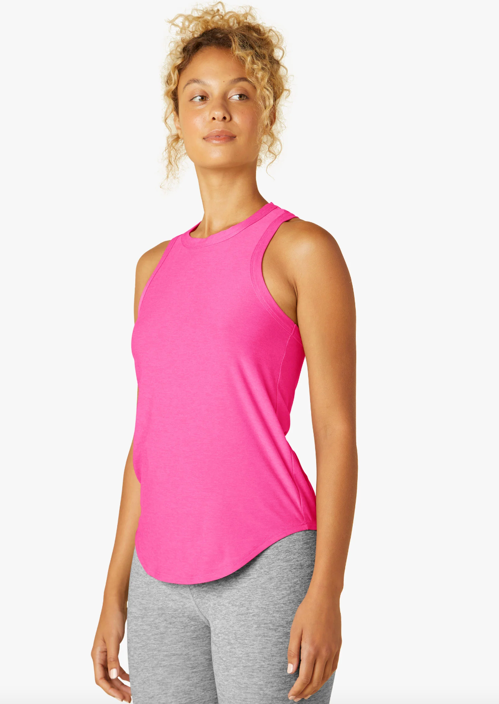 Featherweight Keep It Moving Tank - Pink Hype Heather