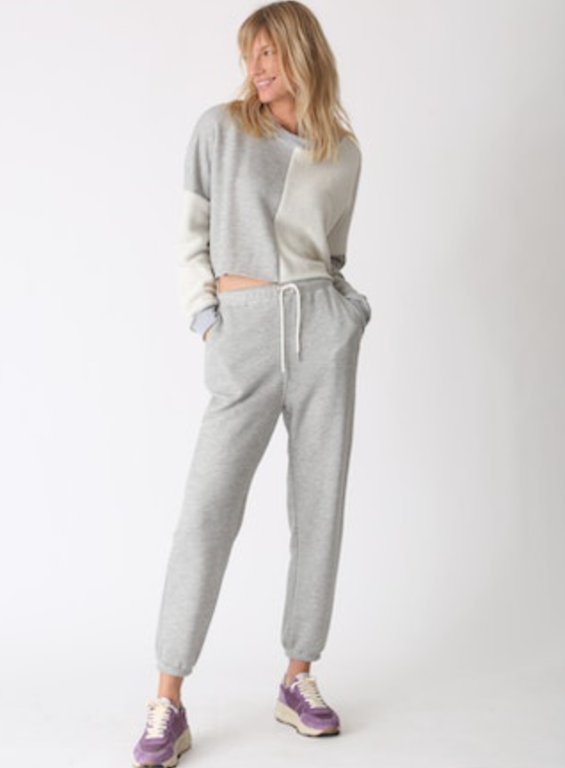 Tai Sweatshirt Loop Terry - Heather Grey