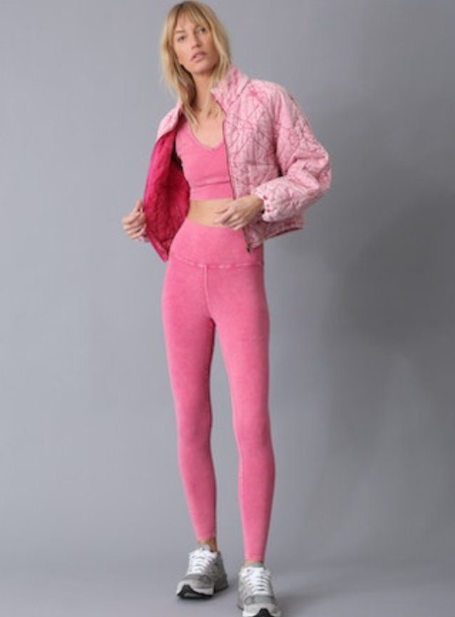 Quilted Jacket Acid - Magenta MAGE