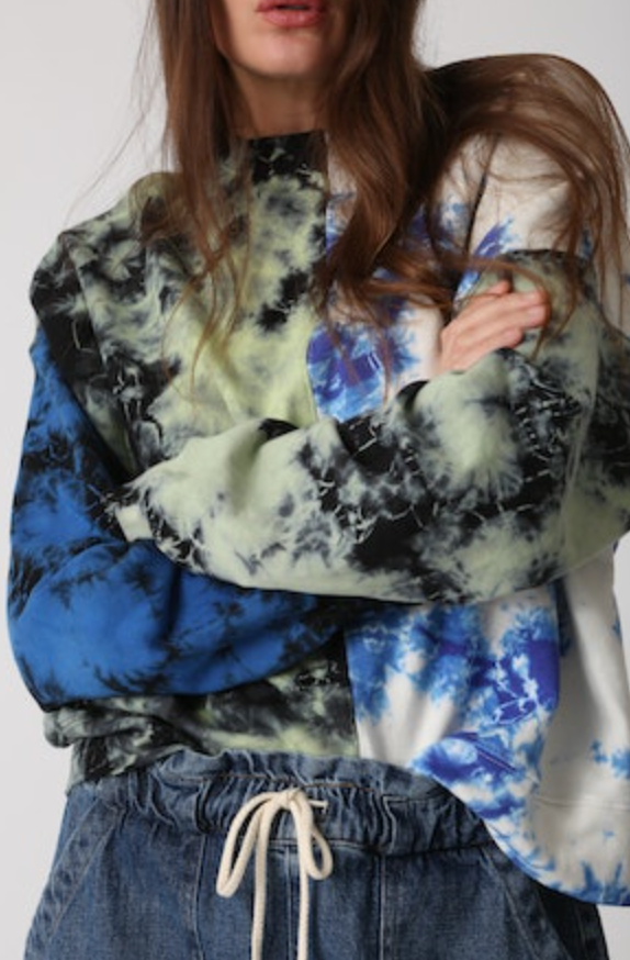 Bhodi Sweatshirt Epic - Chartreuse/Sapphire/Sage