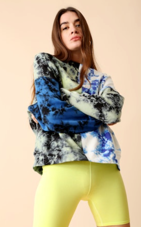 Bhodi Sweatshirt Epic - Chartreuse/Sapphire/Sage
