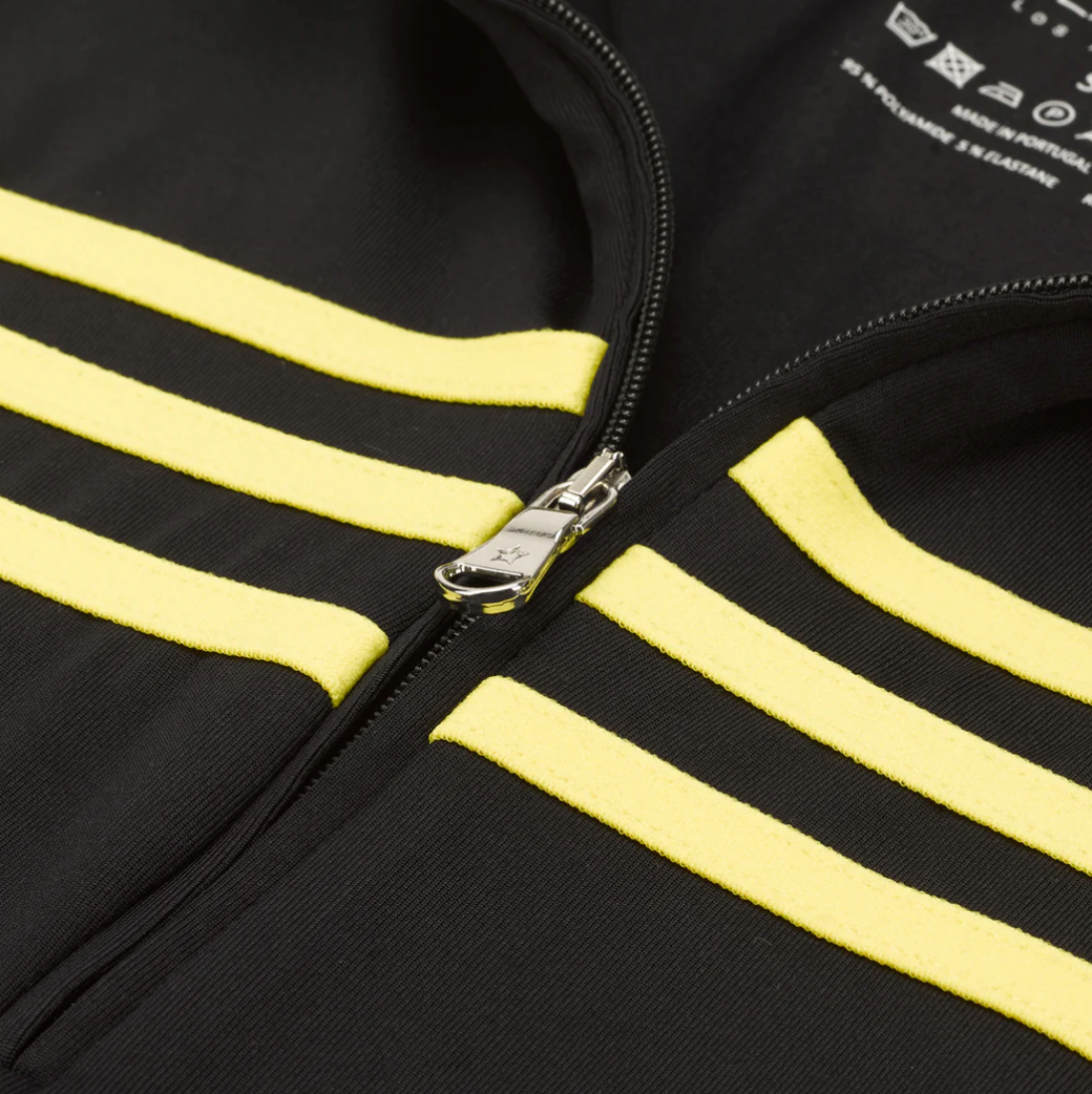 Astrid Long Sleeve Top - Black/Lemon