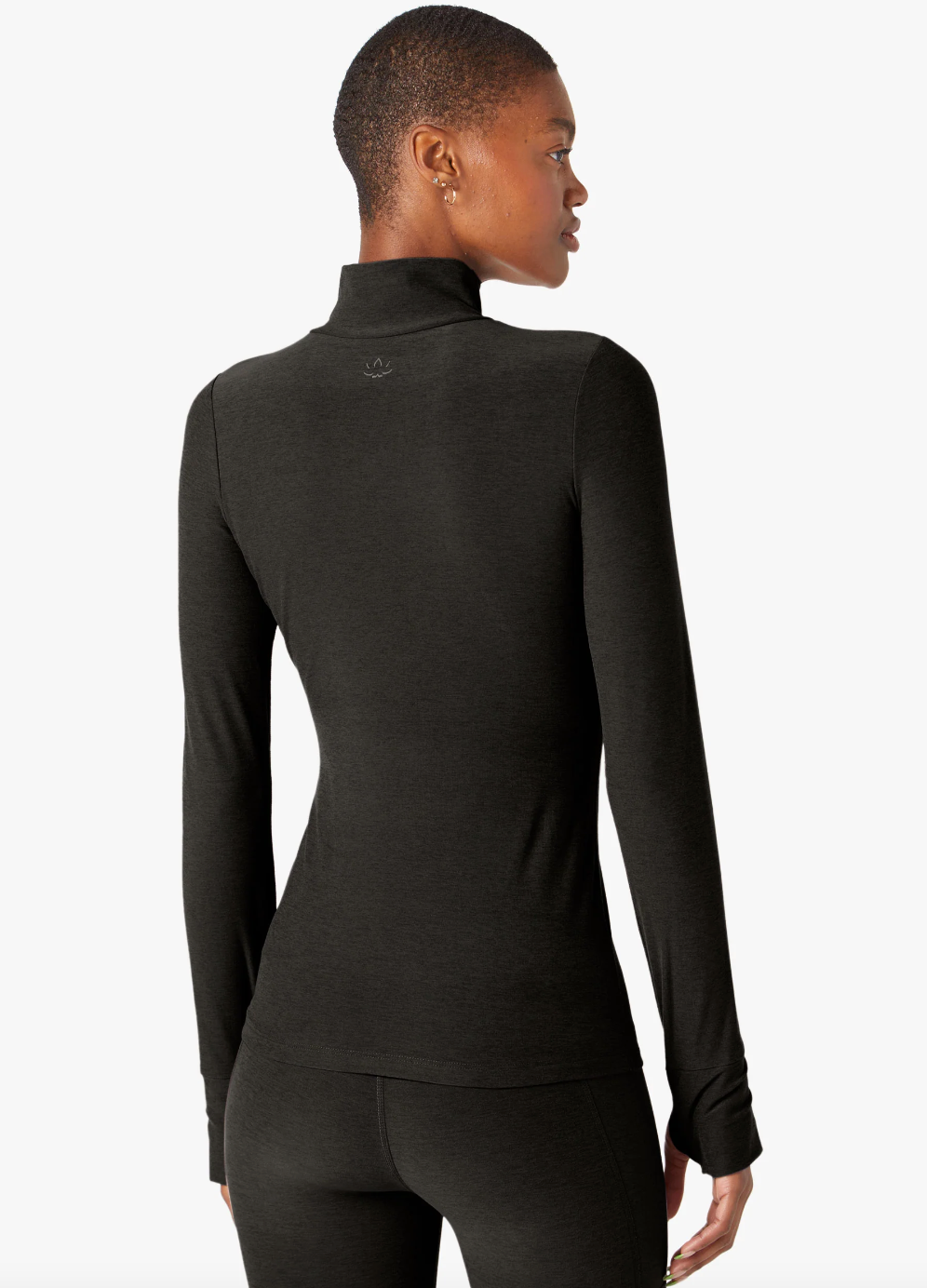 Spacedye Captivating Turtleneck Pullover - Darkest Night
