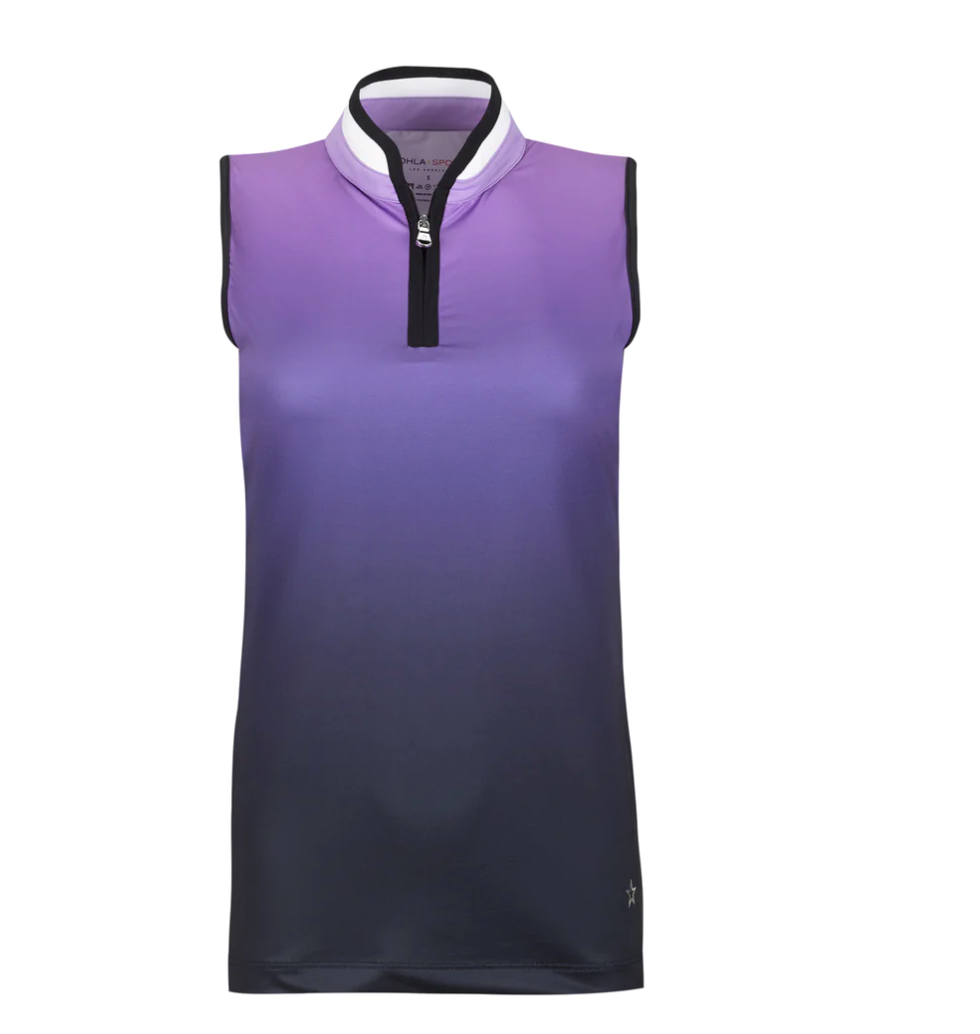 Honey Sleeveless Top - Lilac Ombré