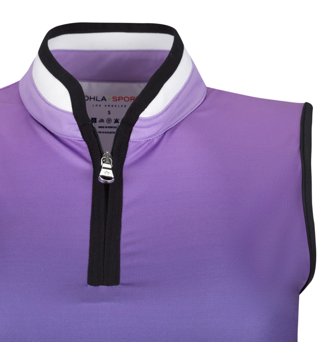 Honey Sleeveless Top - Lilac Ombré