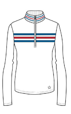 Astrid Long Sleeve Top - White