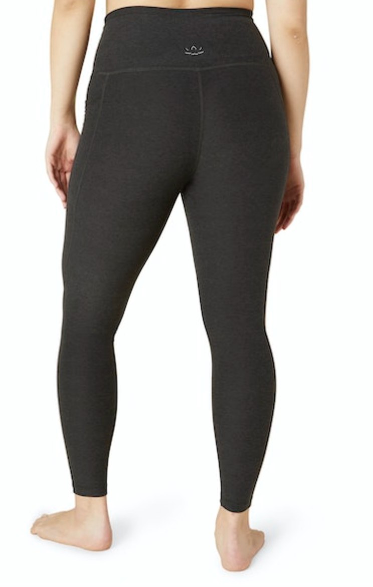 Spacedye Out of Pocket High Waisted Midi Legging - Darkest Night