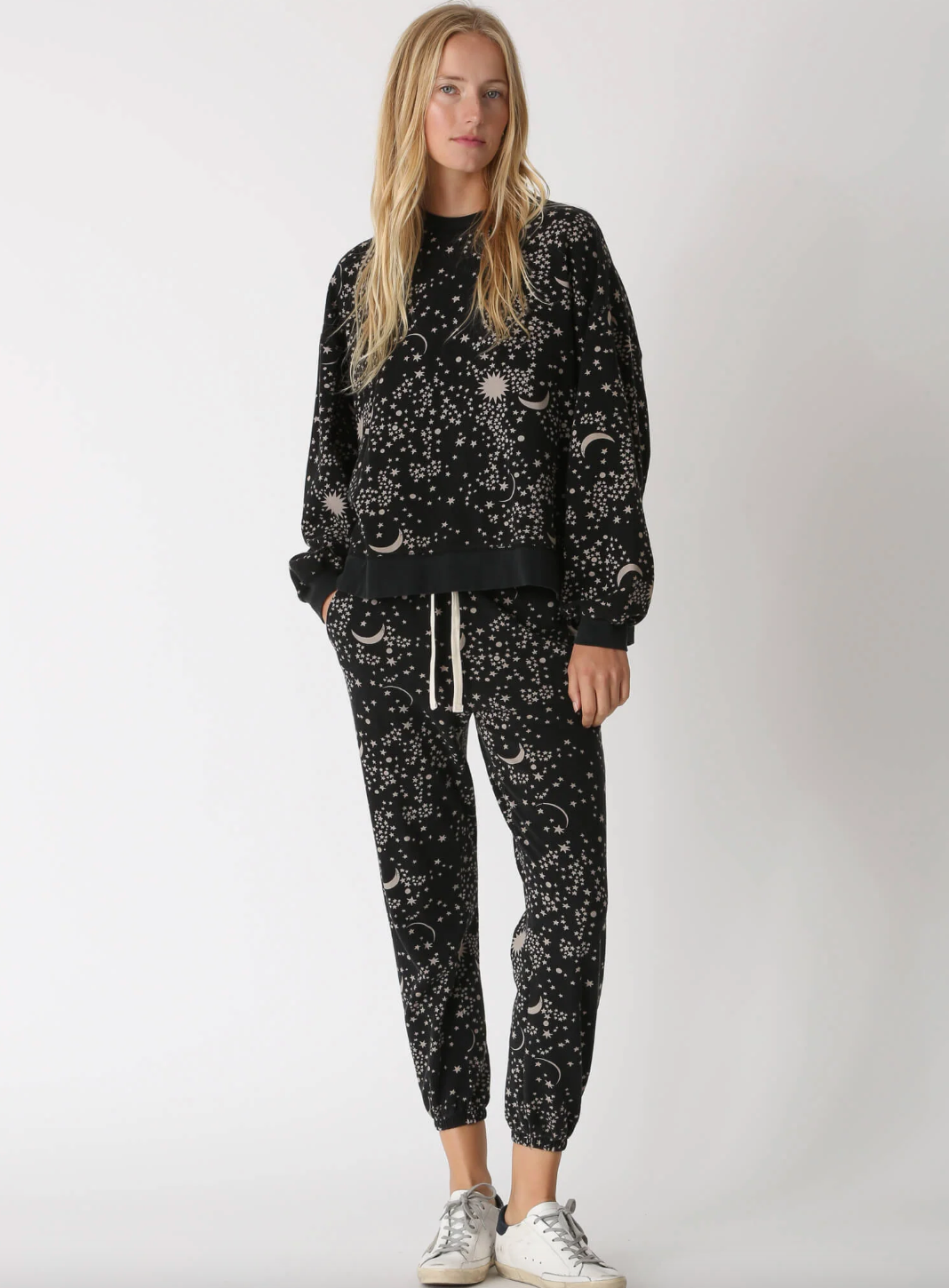 Erin Sweatshirt Starstruck - Onyx/Taupe