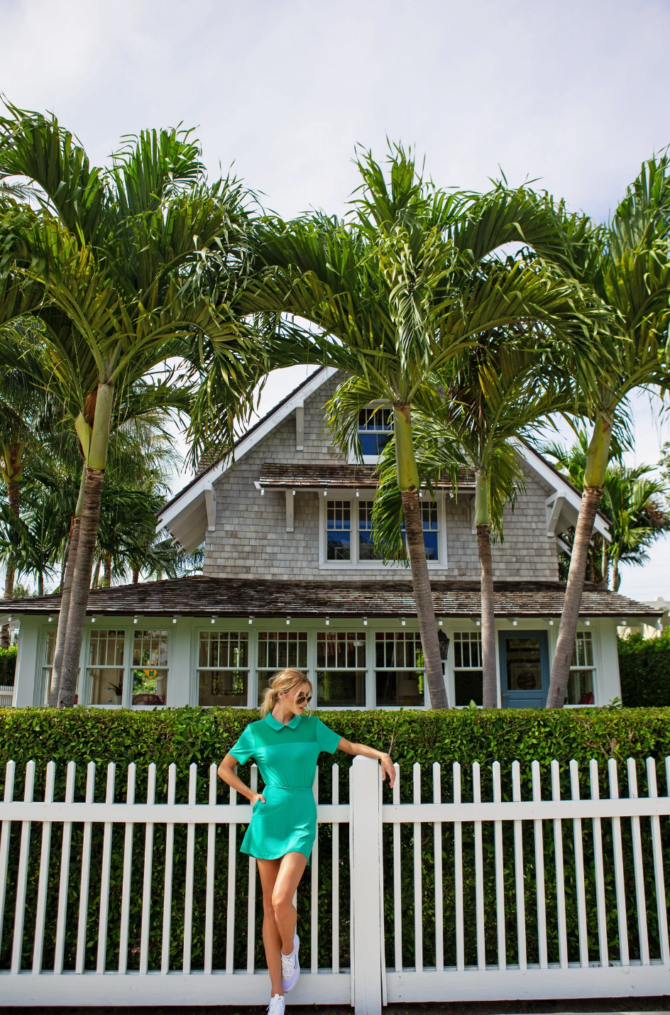 Short Sleeve Mesh Polo - Cool Green