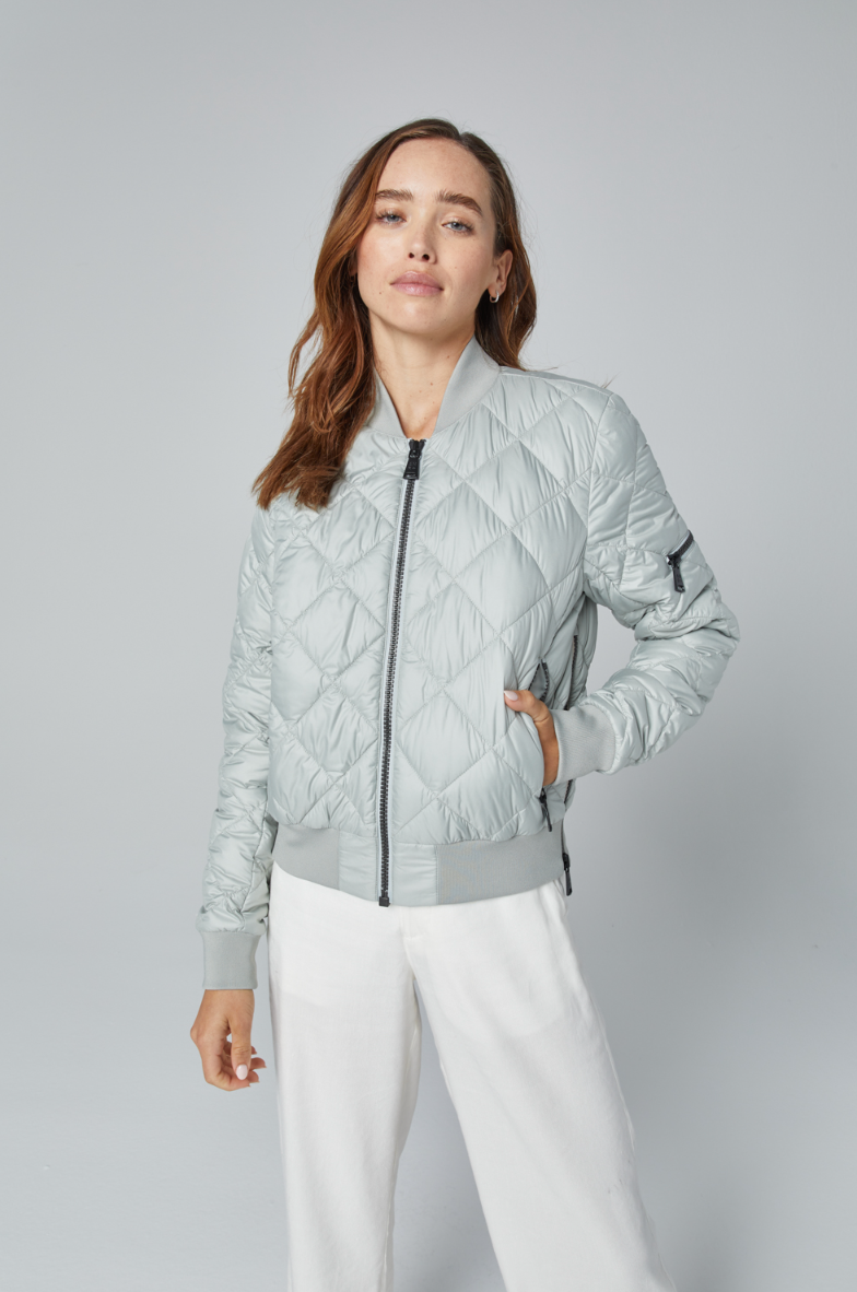 Metro Bomber Jacket - Italian Sage