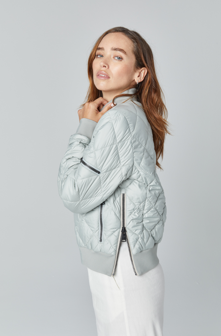 Metro Bomber Jacket - Italian Sage