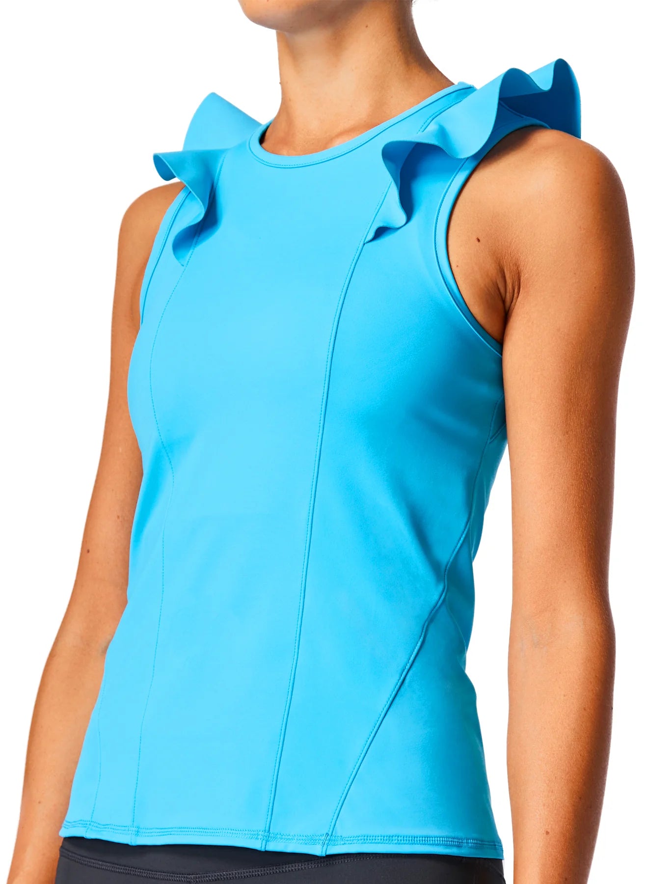 Ruffle Sleeveless Top by Urban Savage - Multiple Colors