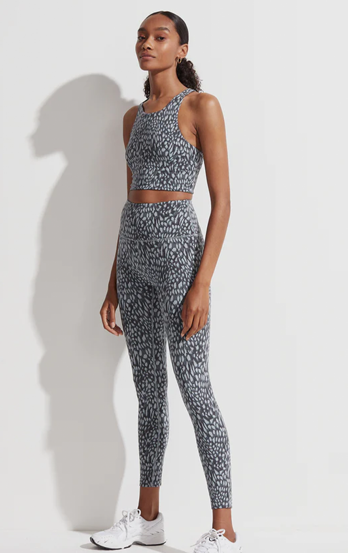 Let's Move High Rise Legging 25" - Petrol Motion Speckle