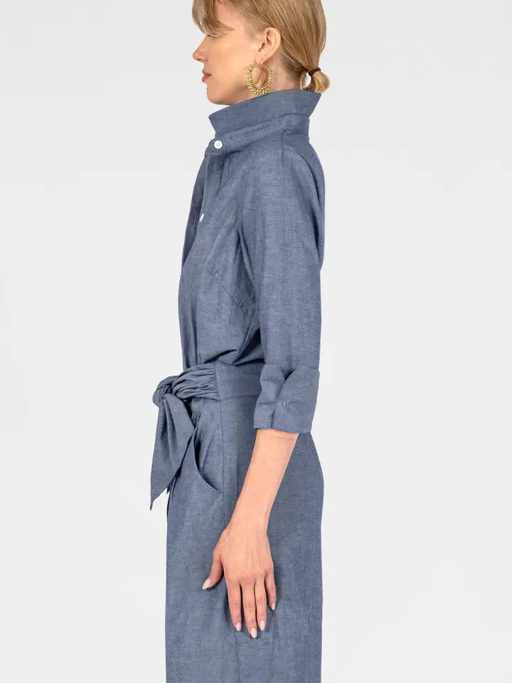 Breezy Blouson - Chambray