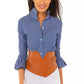 Priss Blouse - Chambray