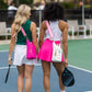 Bright Pink HydroBag® with Pink and Cream Patterned Strap